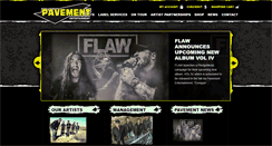Desktop Screenshot of pavementmusic.com